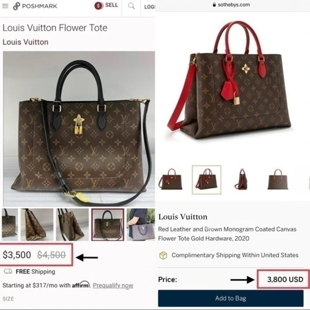 ✖️SOLD✖️ Louis Vuitton Tote Monogram Suede Shoulder Flower Bag - Picture 16 of 16
